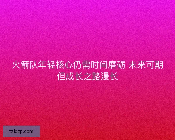 火箭队年轻核心仍需时间磨砺 未来可期但成长之路漫长